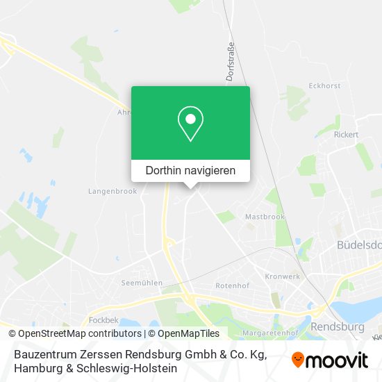 Bauzentrum Zerssen Rendsburg Gmbh & Co. Kg Karte