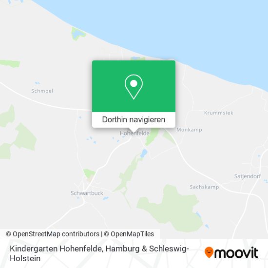 Kindergarten Hohenfelde Karte