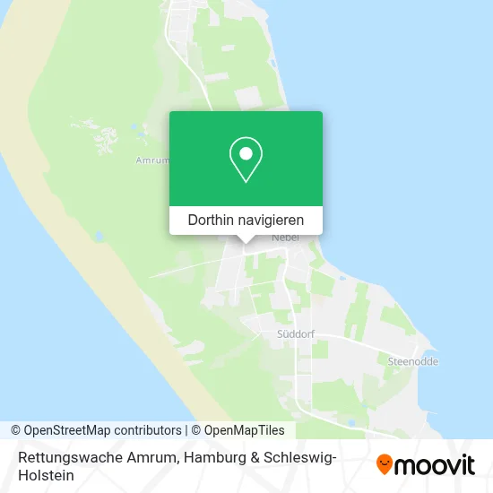 Rettungswache Amrum Karte