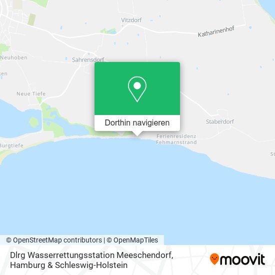 Dlrg Wasserrettungsstation Meeschendorf Karte