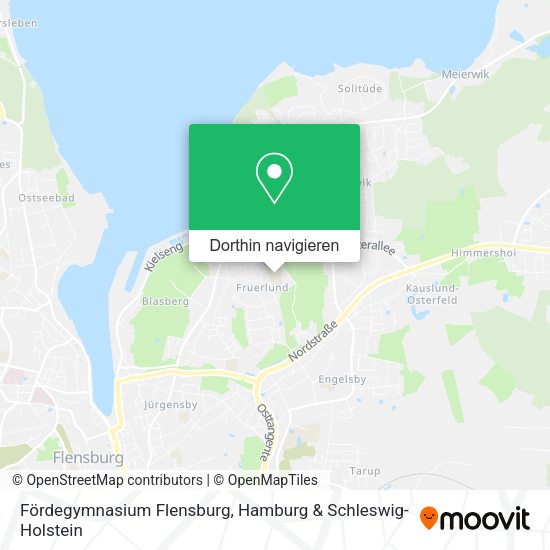 Fördegymnasium Flensburg Karte