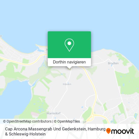 Cap Arcona Massengrab Und Gedenkstein Karte