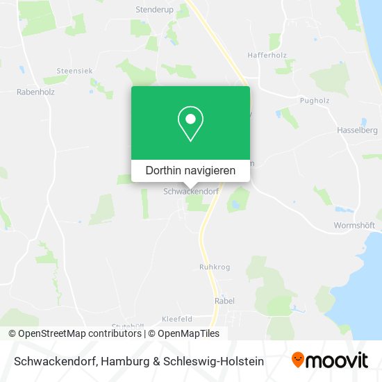 Schwackendorf Karte