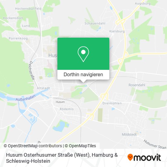 Husum Osterhusumer Straße (West) Karte
