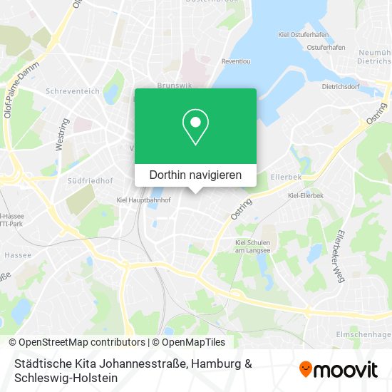 Städtische Kita Johannesstraße Karte