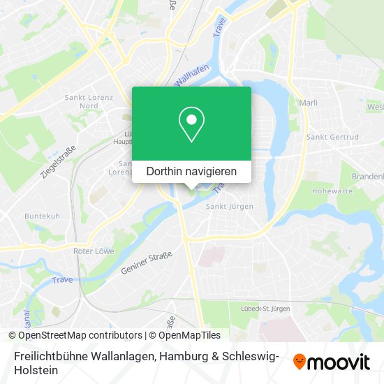 Freilichtbühne Wallanlagen Karte