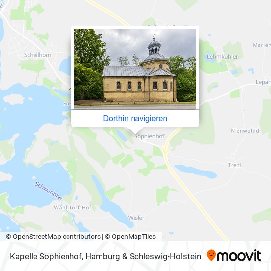 Kapelle Sophienhof Karte