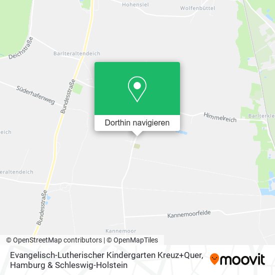 Evangelisch-Lutherischer Kindergarten Kreuz+Quer Karte
