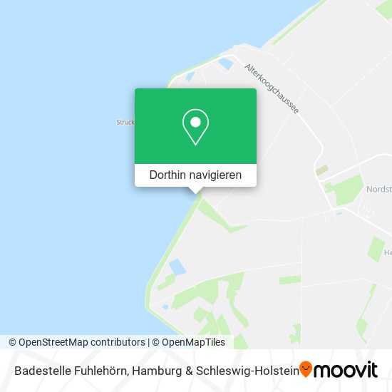 Badestelle Fuhlehörn Karte