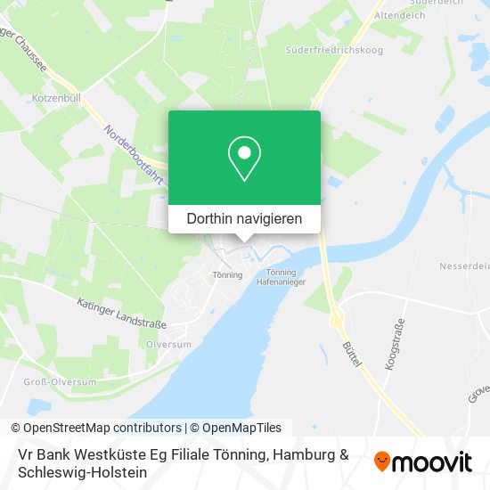 Vr Bank Westküste Eg Filiale Tönning Karte