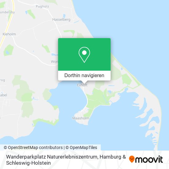 Wanderparkplatz Naturerlebniszentrum Karte