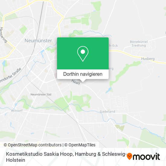 Kosmetikstudio Saskia Hoop Karte