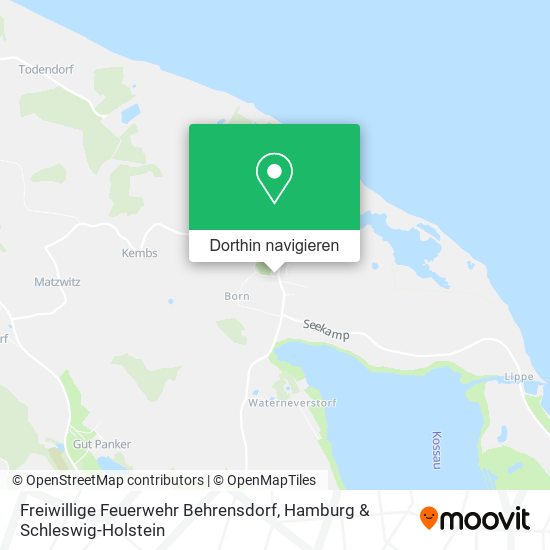 Freiwillige Feuerwehr Behrensdorf Karte