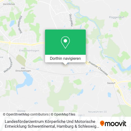 Landesförderzentrum Körperliche Und Motorische Entwicklung Schwentinental Karte