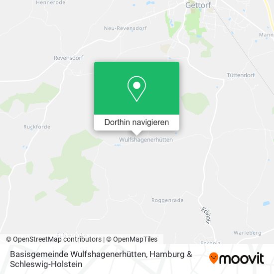 Basisgemeinde Wulfshagenerhütten Karte