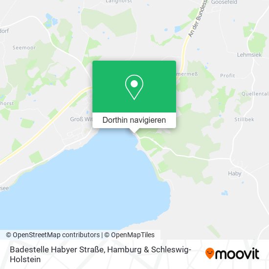 Badestelle Habyer Straße Karte