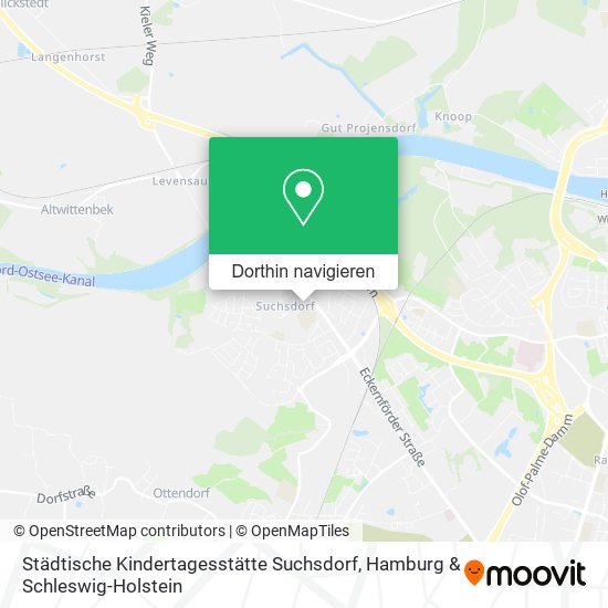 Städtische Kindertagesstätte Suchsdorf Karte