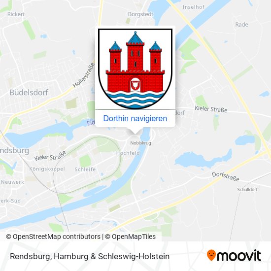 Rendsburg Karte