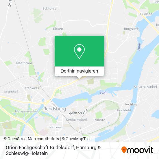 Orion Fachgeschäft Büdelsdorf Karte