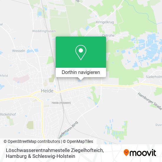 Löschwasserentnahmestelle Ziegelhofteich Karte