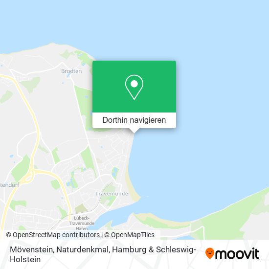 Mövenstein, Naturdenkmal Karte