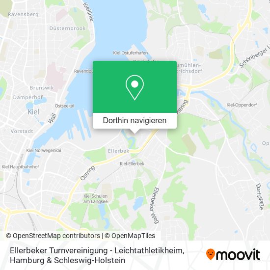 Ellerbeker Turnvereinigung - Leichtathletikheim Karte
