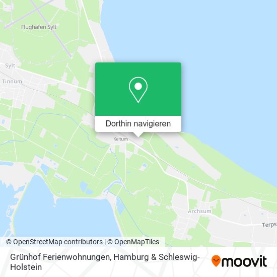 Grünhof Ferienwohnungen Karte