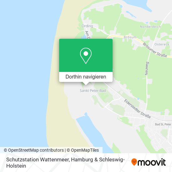 Schutzstation Wattenmeer Karte