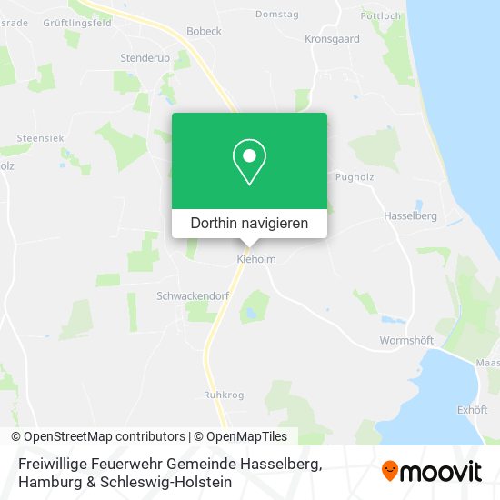 Freiwillige Feuerwehr Gemeinde Hasselberg Karte