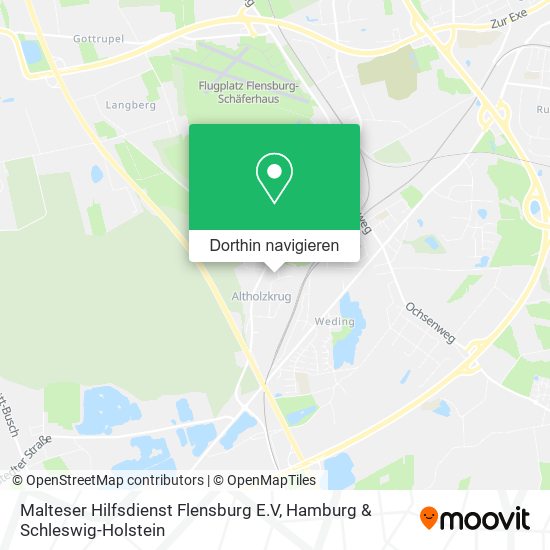 Malteser Hilfsdienst Flensburg E.V Karte