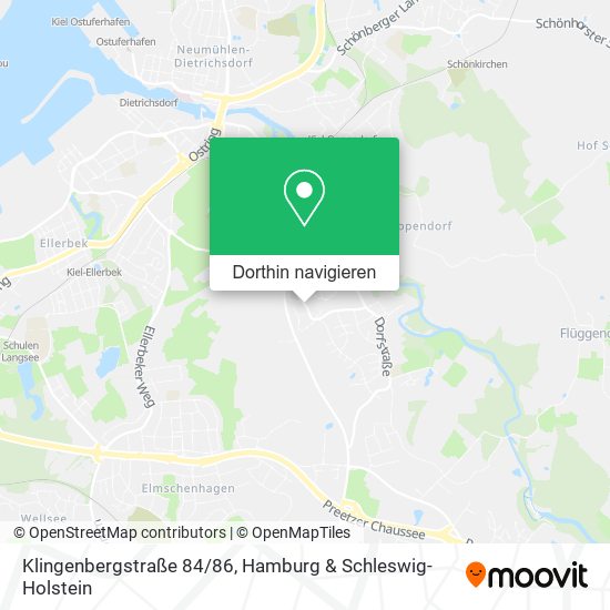 Klingenbergstraße 84/86 Karte