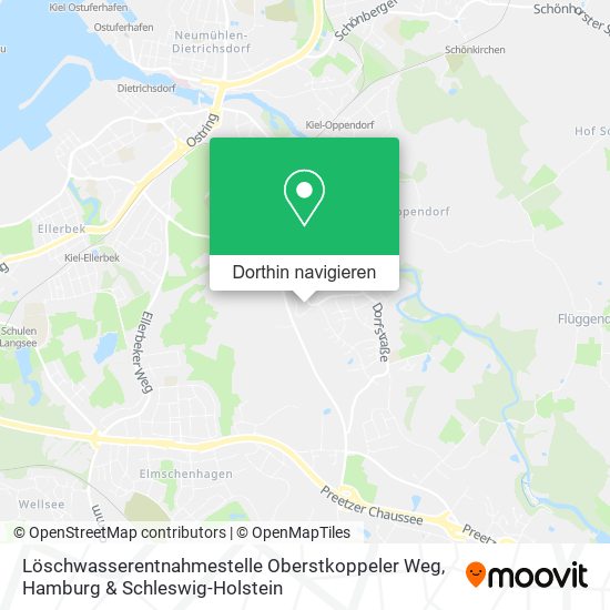 Löschwasserentnahmestelle Oberstkoppeler Weg Karte