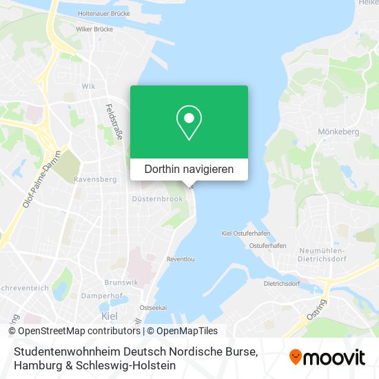 Studentenwohnheim Deutsch Nordische Burse Karte