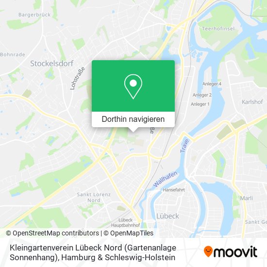 Kleingartenverein Lübeck Nord (Gartenanlage Sonnenhang) Karte