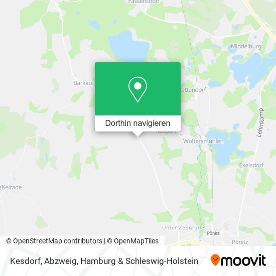 Kesdorf, Abzweig Karte
