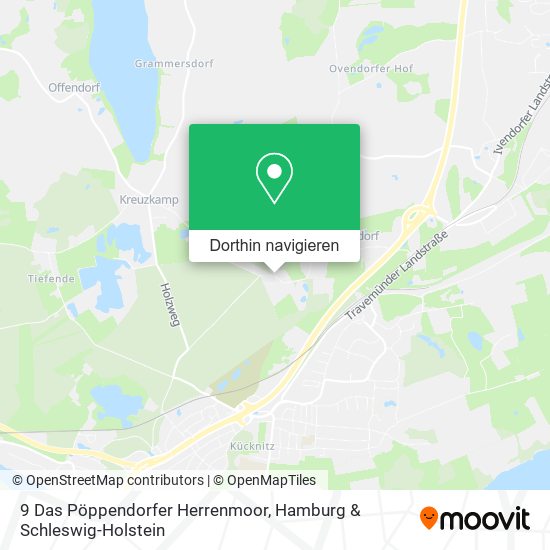 9 Das Pöppendorfer Herrenmoor Karte