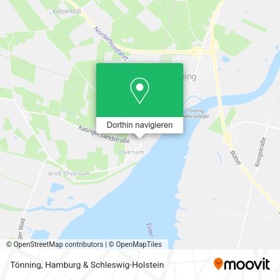 Tönning Karte