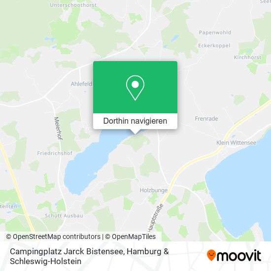 Campingplatz Jarck Bistensee Karte