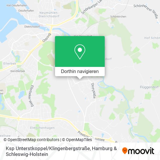 Ksp Unterstkoppel / Klingenbergstraße Karte