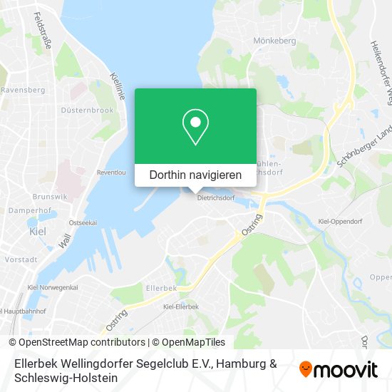 Ellerbek Wellingdorfer Segelclub E.V. Karte