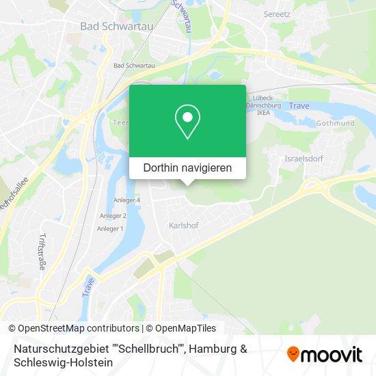 Naturschutzgebiet ""Schellbruch"" Karte
