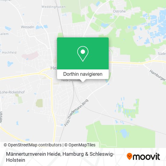 Männerturnverein Heide Karte