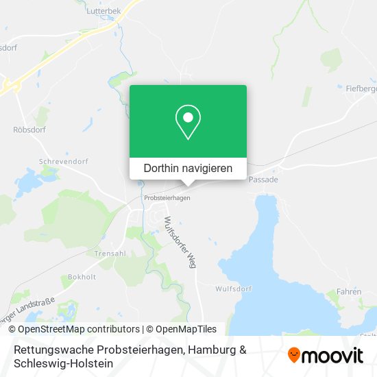Rettungswache Probsteierhagen Karte