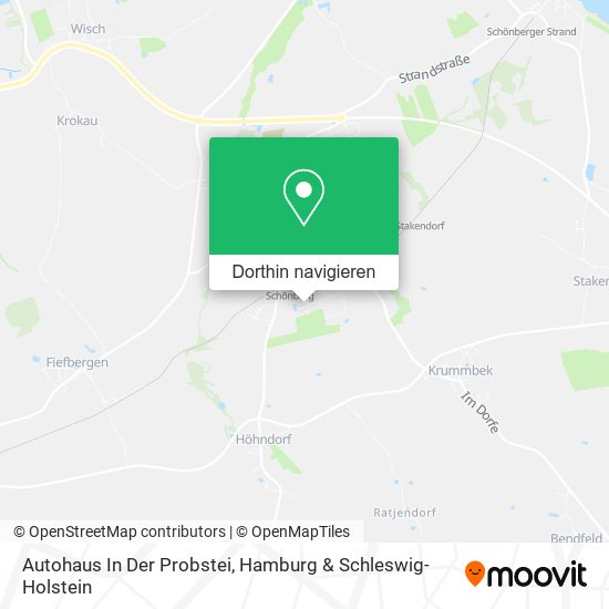 Autohaus In Der Probstei Karte