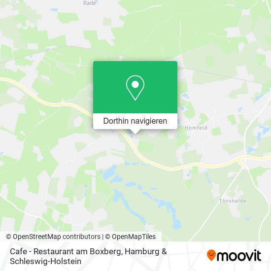 Cafe - Restaurant am Boxberg Karte