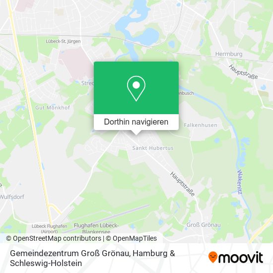 Gemeindezentrum Groß Grönau Karte