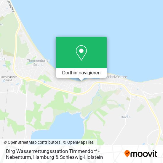 Dlrg Wasserrettungsstation Timmendorf - Nebenturm Karte