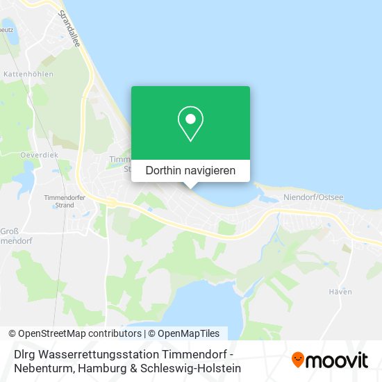 Dlrg Wasserrettungsstation Timmendorf - Nebenturm Karte