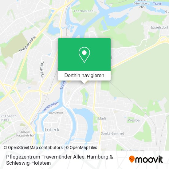 Pflegezentrum Travemünder Allee Karte