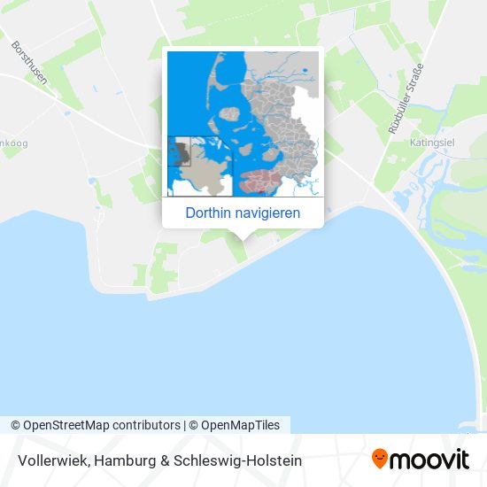 Vollerwiek Karte